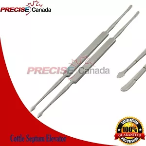2 Pieces Cottle Septum Elevators Double Ended 9" Rhinoplasty ENT Plastic Surgery - Picture 1 of 3