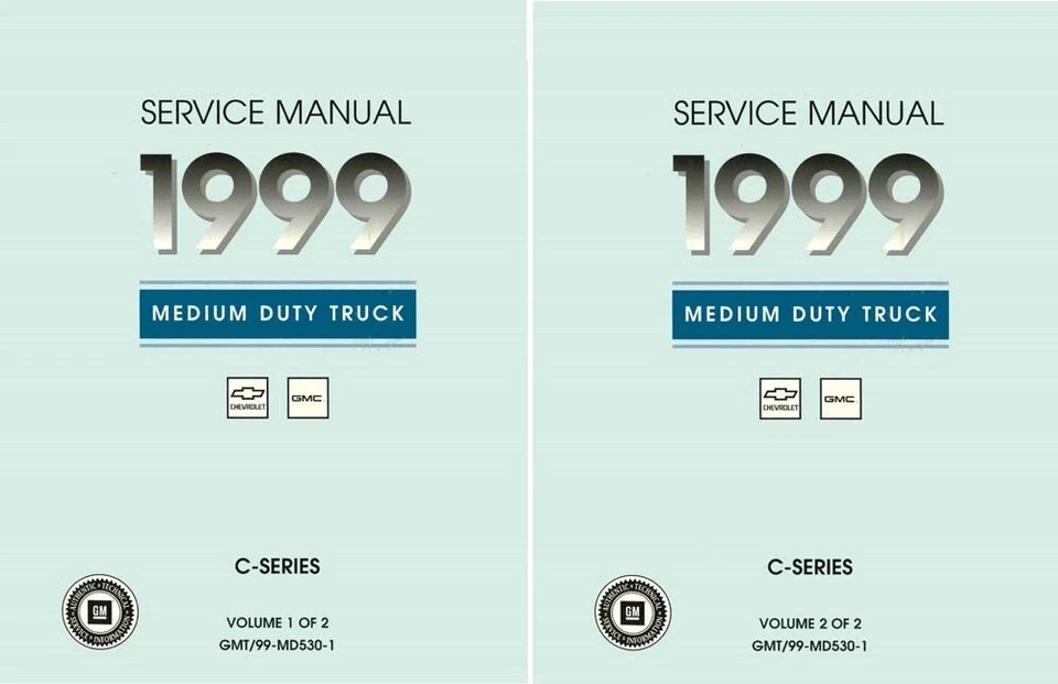 Chevrolet, GMC 1999 camioneta serie C de servicio mediano manual de reparación de taller Foto 1 de 1
