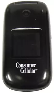 Huawei Envoy U3900 - Black ( Consumer Cellular ) Flip Cell Phone - Picture 1 of 3
