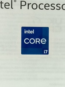 New Genuine Intel Core i7 Inside Case Badge Sticker (11th 12th Generation) 18mm