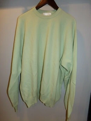 Suéter Saks Fifth Avenue verde menta cachemir puro manga larga cuello redondo Foto 1 de 2