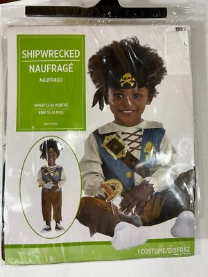 Костюм пирата кораблекрушения костюм для Хэллоуина для младенцев 12-24 месяцев - Изображение 1 из 2