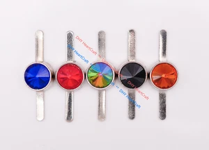 20X Coloridos Estrás Cristales Remaches Rápidos Tachuelas Manchas Concho para Artesanía Hágalo Usted Mismo - Imagen 1 de 40