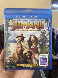 Jumanji: Welcome to the Jungle (Blu-ray + Digital) New & Factory Sealed - Picture 1 of 2