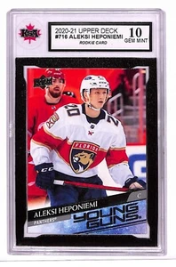 2020-21 Upper Deck #716 Aleksi Heponiemi YG RC | KSA GRADED GEM MINT 10 - Picture 1 of 3