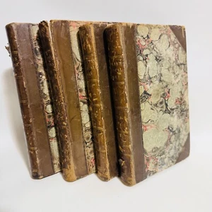 Antique Poetical Works of Geoffrey Chaucer 1855 Vols 2,3,5,7 Edited Robert Bell - Picture 1 of 11