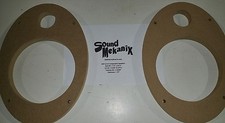 MDF Speaker / Spacer Rings, 6x9" to 6.5" & Tweeter Component Set 3/4" Thick USA