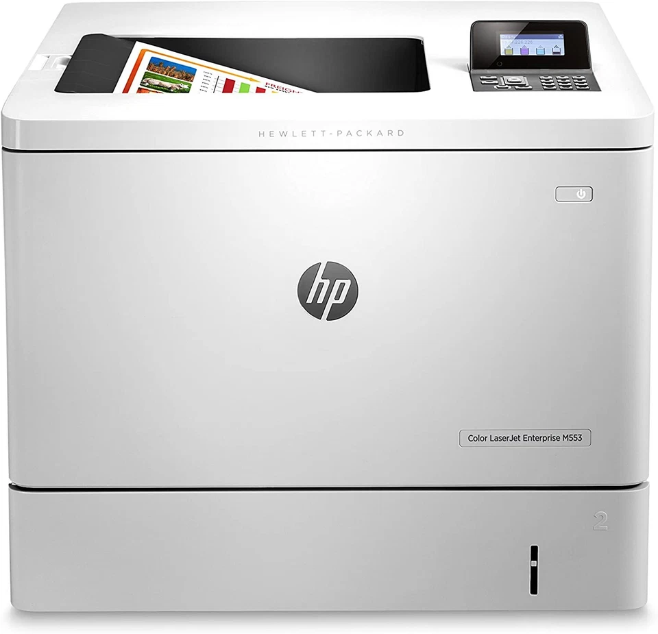HP Color LaserJet Enterprise M553N Printer B5L24A AIM-ReCertify No Toners - Image 1 of 1