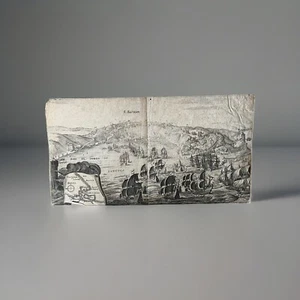 Antique Engraving, San Salvador, Brazil, Pub. Merian Matthäus, C 17th Cen - Picture 1 of 10