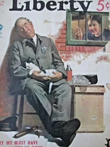 LIBERTY Magazine Jan 27 1934 Leslie Thrasher "Catnap" Max Baer NRA VTG AZ26 - Picture 1 of 12