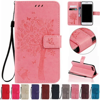 Magnetic Leather Wallet Flip Case For iPhone 14 Plus 14 13 Pro 12 11 Pro Max - Image 1 of 4