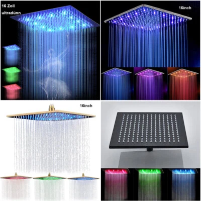 Wasserfall Bad Duschkopf Regendusche Kopfbrause Duschbrause Regenduschkopf DE - Bild 1 von 2