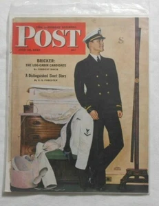 Samstagabend Post Brief nur 10. Juli 1943 John Falter Marine Offizier P10 - Bild 1 von 3