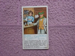 GALLAHER 1915 - TRICKS & PUZZLES ( GREEN BACK ) #82 GD+/VG - Picture 1 of 3