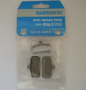 Shimano - Paire Plaquettes D'Origine Shimano D03S Résine Saint / Zee M820-M640 - Picture 1 of 2