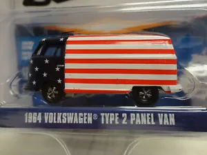 Greenlight 1964 VOLKSWAGEN TYPE 2 PANEL VAN Red White & Blue VW CLUB V-DUB - Picture 1 of 3