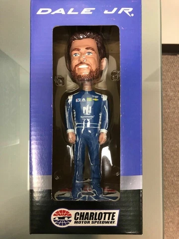 NEW ~ 2017 Dale Earnhardt Jr. Commemorative Bobblehead Charlotte ~ MINT in Box Cover