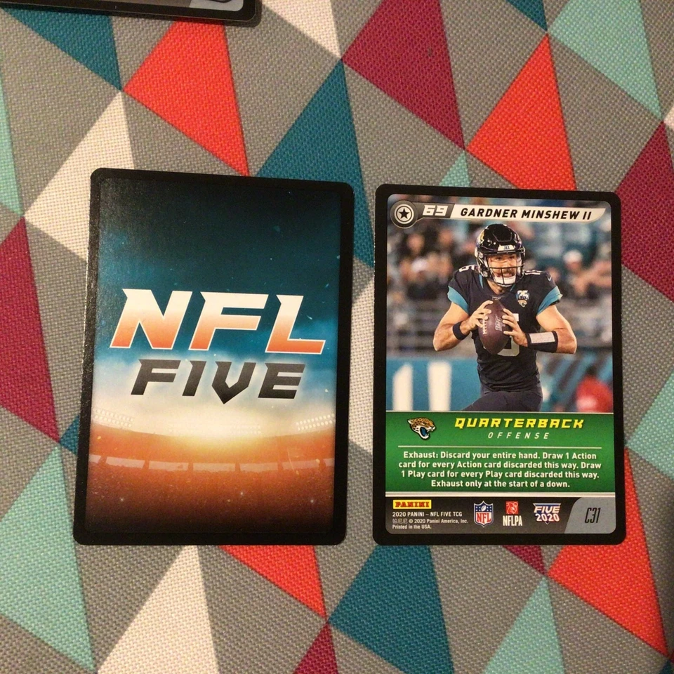 Gardner Minshew II #C31 Jaguars common Base 2020 Panini Edition NFL five TCG - Image 1 of 1