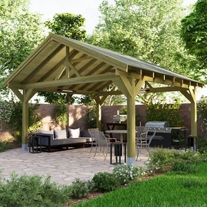 Apex Premium Wooden Gazebo DIY Kits - Picture 1 of 14