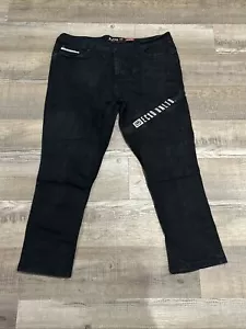 Ecko Unltd Jeans Mens 42 Black Denim Hip Hop Rap Y2K Skater East Coast - Picture 1 of 4