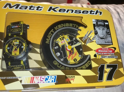 Nascar Nextel Cup Series Matt Kenseth Watch & Clock Set Cover