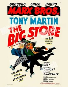 MARX BROTHERS 1941 in THE BIG STORE STYLE C - 11 X 14 POSTER LOBBYKARTE - Bild 1 von 1