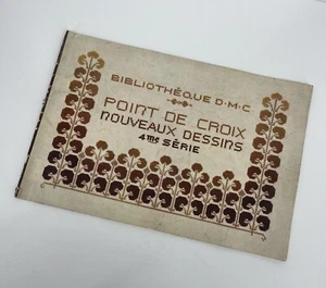 Bibliothèque D.M.C Point De Croix Nouveaux Dessins 4 Me Série (Paperback) - Picture 1 of 3