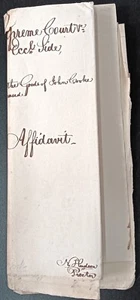 India King George IV 1828 Fort William, Calcutta 6 page document - Picture 1 of 5