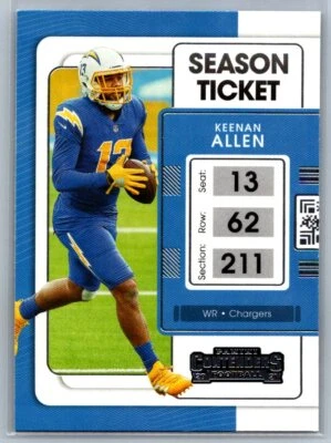 2021 Panini Contenders #52 Keenan Allen - Image 1 of 2