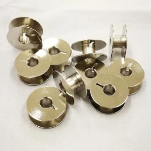 Steel Bobbin #55623S X10 Janome/Brother/Juki/Singer/Mitsubishi etc. - Picture 1 of 2