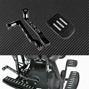 Motorcycle Heel Toe Gear Shift Lever Pes w/ Brake Pedal Fit For Harley Touring - Picture 1 of 12