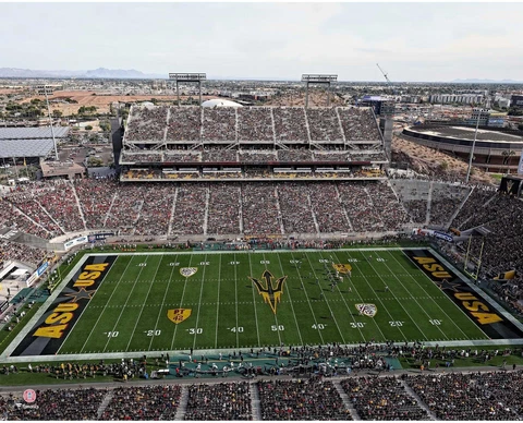 Arizona State Sun Devils Unsigned Sun Devil Stadium Photograph Cover