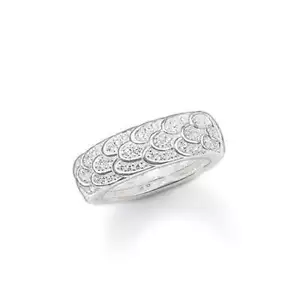 Thomas Sabo Ring Gr.54 Zirkonia weiss 925er Silber TR1898-051-14-54 UVP 198,- - Picture 1 of 1