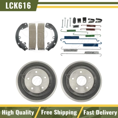 Fits 2011 Ram Dakota Rear Brake Drums & Brake Shoes Hardware Spring Kit - Image 1 of 4