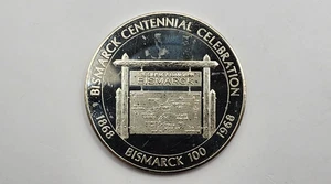 Moneta dollaro ricordo centenario commemorativa 1968 Bismarck, Missouri - Foto 1 di 4