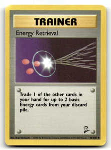 Energy Retrieval 110/130 Normal Uncommon Base Set 2 LP - Picture 1 of 2