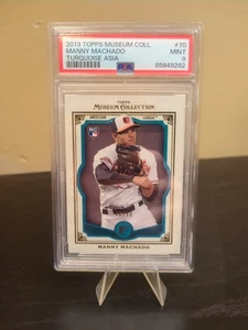 Colección Museo Topps 2013 Manny Machado Turquesa Asia PSA 9/50 - Imagen 1 de 2