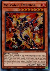 Emperador Volcánico 1ª Edición Legendario Duelistas: Volcán Ardiente de Alma LD10-EN018 - Imagen 1 de 2