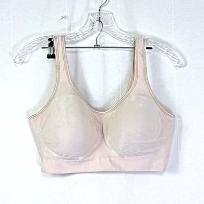 Sujetador sin aros Bali Comfort Revolution talla XL DL3488 forrado sin costuras rosa Foto 1 de 4