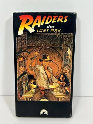 Indiana Jones - Raiders of the Lost Ark - Harrison Ford - Vintage VHS 1981  - Image 1 of 4