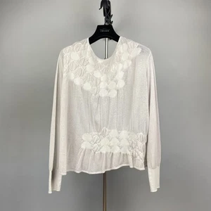 Sarah Pacini Damen Pullover grau Viskose/Leinenmischung - Einheitsgröße - Bild 1 von 13