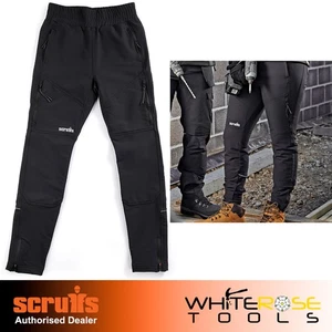 Scruffs Women's Tech Trousers Workwear Flexible Waistband Zipped Pockets - Picture 1 of 12