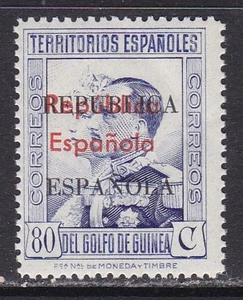 1932 - España - Guinea - Edifil 243P - 2 Sobrecargas en el mismo sello - MNH - Picture 1 of 2