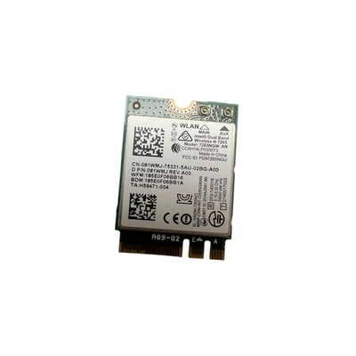 Scheda Wi-Fi Intel Dual Band Wireless-AC 7265 - 7265NGW - P/N:081WMJ - Immagine 1 di 4