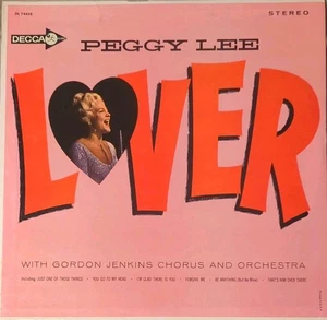Peggy Lee: Lover Vinyl Record Album LP (Decca, DL 74458, Stereo) SEALED free shp - Picture 1 of 4