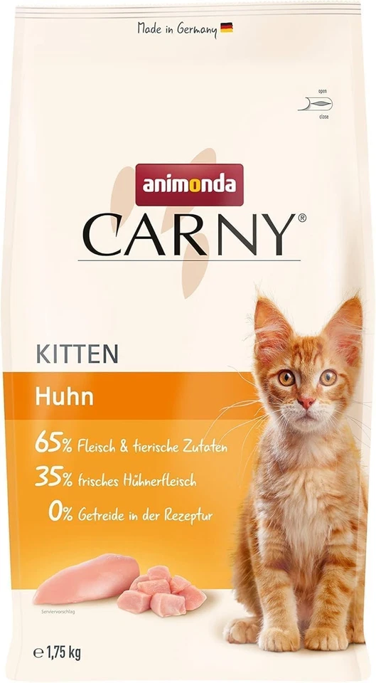 Kitten Huhn 1,75 kg, Kitten Trockenfutter für wachsende Kätzchen, Katzenfutte... - Bild 1 von 4
