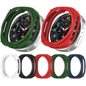 For Samsung Galaxy Watch 8 40/44MM Silicone Protective Bumper Watch Case Cover - Picture 1 of 29