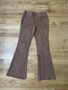 Modish Rebel Buckle Youth Girls M (10-12) Jeans Stretch Red/Amber Flair Mid Rise - Picture 1 of 7