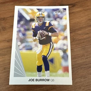 2020 Leaf Football Joe Burrow #01 Rookie RC - Bild 1 von 3
