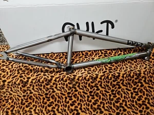 KULT Trey Jones Sig BMX Fahrrad Rahmen 21,5" Raw 990s Freestyle Street Neu - Bild 1 von 15